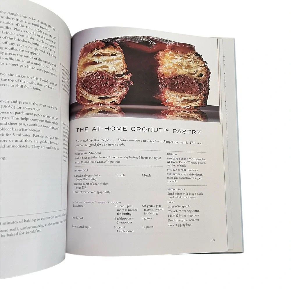 Dominique Ansel: The Secret Recipes Cookbook Hardcover French Pastry NYC Cronut